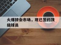 IM体育电脑app-火爆转会市场，现已签约顶级球员